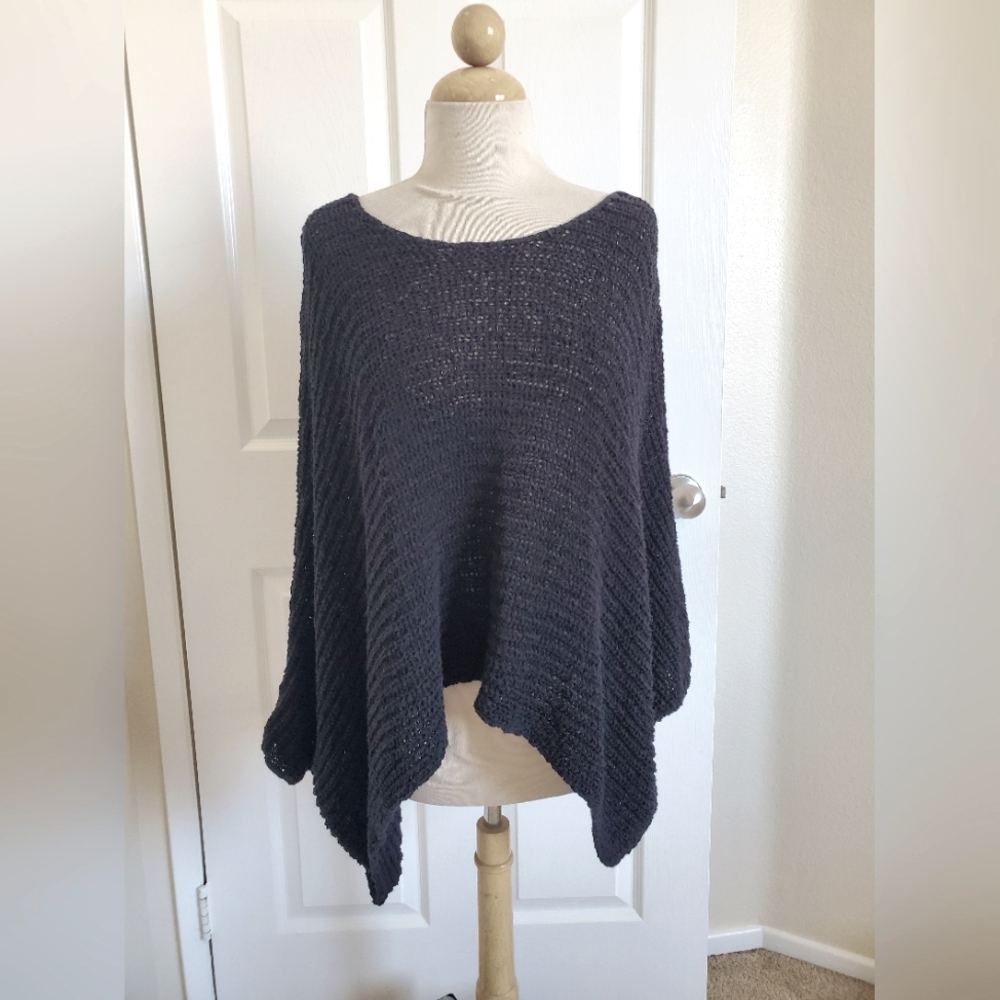 Helmut Oversized Black Knit Sweater